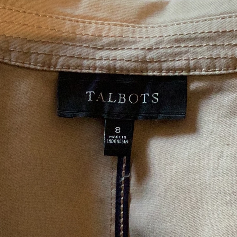 Talbots Beige Utility Jacket With Button Closure,… - image 3